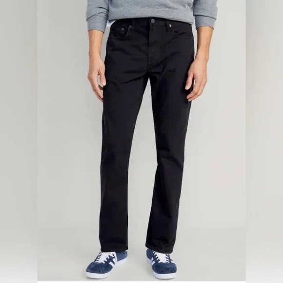 Old Navy Jeans Nwot Mens Straight Black Jeans Poshmark